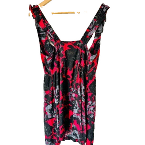 Kimchi Blue. Red Floral Dress US S